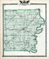 White County Map, Illinois State Atlas 1876